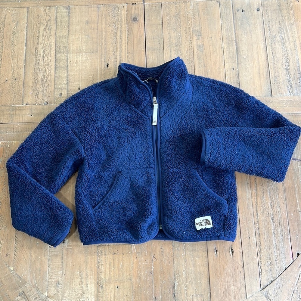 North face campshire montague blue Sherpa jacket